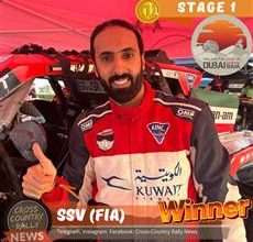 مشاري الظفيري يحرز المركز الأول في رالي «باها دبي»