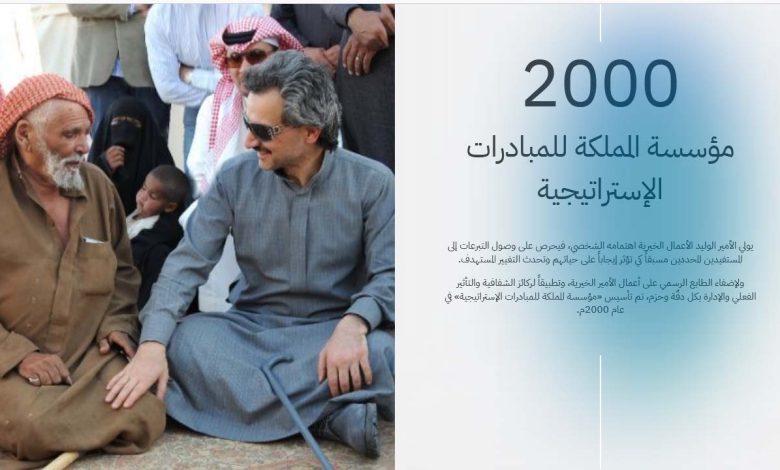 التسجيل في دعم مؤسسة الوليد الخيرية alwaleed