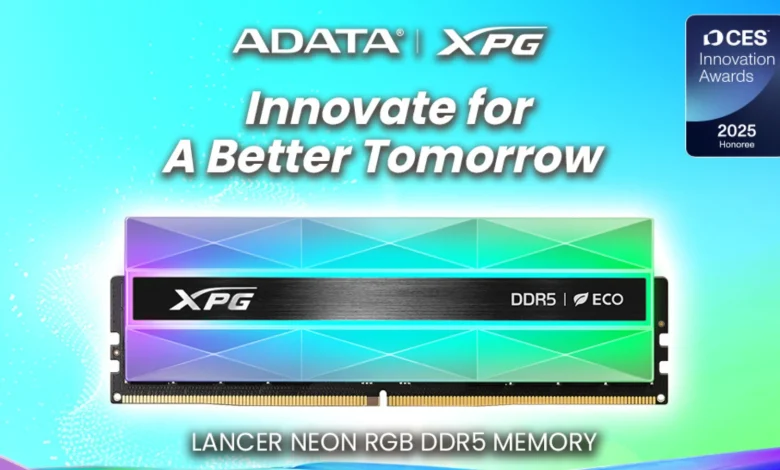 تكريم XPG LANCER NEON في جوائز الابتكار CES 2025