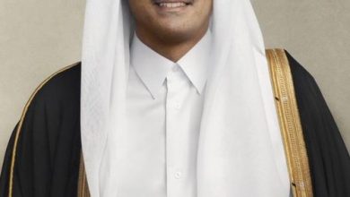 حضرة صاحب السمو الشيخ #تميم_بن_حمد آل ثاني أمير دولة #قطر يصل إلى #الكويت