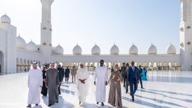 الرئيس السنغالي يزور جامع الشيخ زايد الكبير في أبوظبي