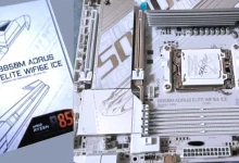 تسريب صورة أولية للوحة الأم AMD B850 بتصميم فريد من نوعه