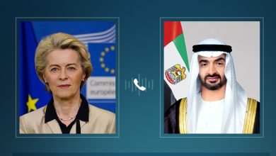 رئيس الدولة ورئيسة المفوضية الأوروبية يبحثان هاتفياً التطورات الإقليمية