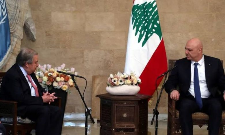 الرئيس اللبناني يطالب بانسحاب إسرائيل ووقف الخروقات - أخبار السعودية