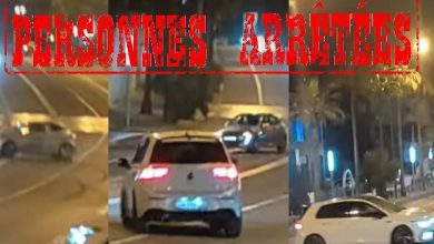 السياقة الاستعراضية توقف شخصين