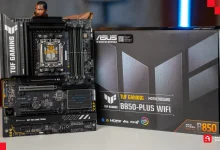 مراجعة اللوحة الأم ASUS TUF GAMING B850-PLUS WIFI