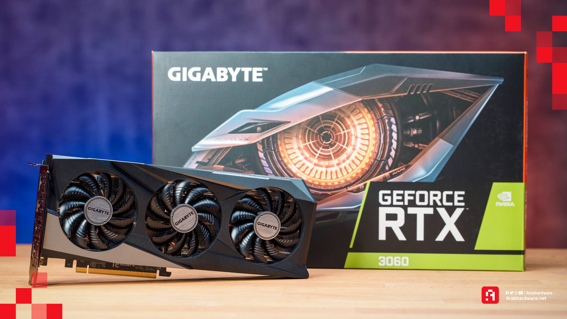 مراجعة البطاقة الرسومية Gigabyte RTX 3060 Gaming OC