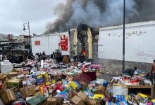 السلطة تسابق الزمن لتخطي أضرار حريق "سوق بني مكادة" في طنجة