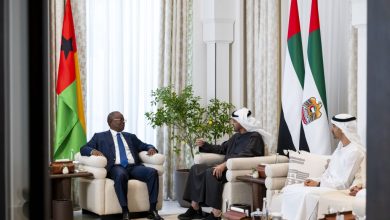 بالصور.. رئيس الدولة ورئيس غينيا بيساو يبحثان علاقات البلدين ويتبادلان الأوسمة