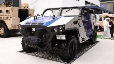 شرطة أبوظبي تعرض الدورية المستقبلية وآلية نمر في "آيدكس" 2025