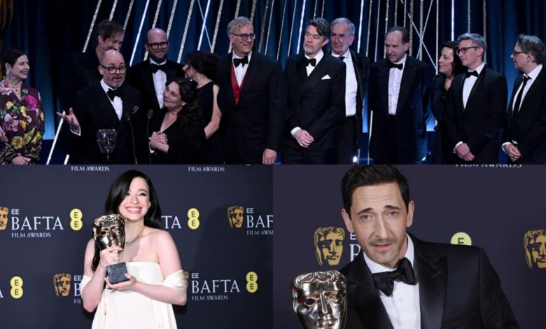 فيلما المجمع المغلق والوحشي يستحوذان على الجزء الأكبر من جوائز الـ بافتا الـ78