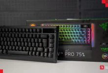 Razer BlackWidow V4 Pro 75% – أفضل كيبورد ميكانيكي لاسلكي؟