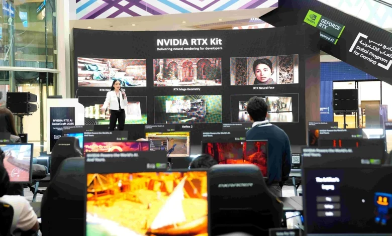 NVIDIA وبرنامج دبي للألعاب 2033 يحتفلان بأول NVIDIA RTX AI GameCraft