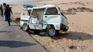 إصابة 5 أشخاص إثر انقلاب سيارة سوزوكي في الفيوم