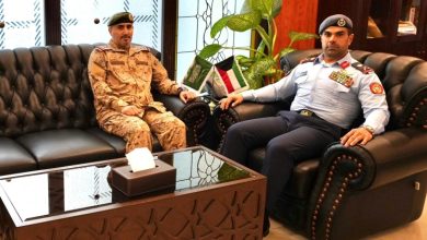 نائب رئيس الأركان يبحث موضوعات مشتركة مع الملحق العسكري السعودي