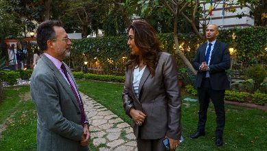 وزيرة التنمية المحلية تشهد احتفالية السفارة الكندية بيوم المرأة المصرية
