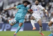 النني يشارك في تعادل الجزيرة مع عجمان بالدوري الإماراتي