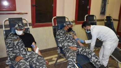 مديرية أمن الوادي الجيديد تنظم حملة للتبرع بالدم