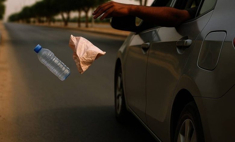 البدء في رصد مخالفات إلقاء النفايات من المركبات.. «الصورة» تكفي لضبط الواقعة - أخبار السعودية