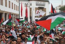 آلاف المغاربة يحتجون نصرة لغزة