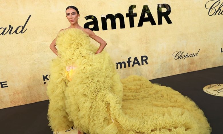 أجمل إطلالات حفل أمفار الخيري ضمن مهرجان كان السينمائي 2025