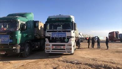 إسرائيل: 170 شاحنة مساعدات دخلت قطاع غزة أمس الاثنين