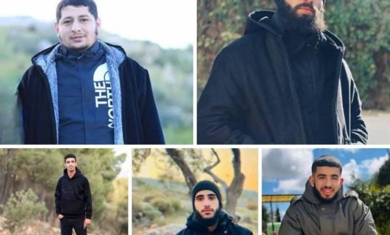 ارتقوا خلال اشتباك مسلح.. سرايا القدس تنعى خمسة من قادتها ومقاوميها في طمون