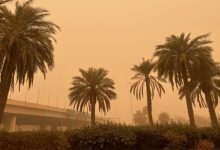 «الارصاد»: انخفاض الرؤية ونشاط للرياح  بسرعة 50 كم/ساعة