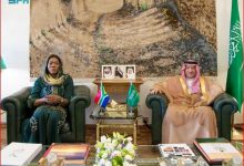 الخريجي يستعرض العلاقات الثنائية مع نائبة وزير العلاقات الدولية بجنوب افريقيا