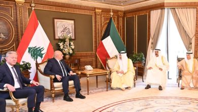 الرئيس اللبناني يستقبل رئيس مجلس الوزراء بالإنابة