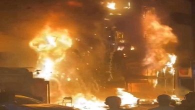 السيطرة على حريق هائل بمطعم في ميدان سفير دون خسائر بشرية