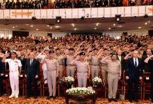 الفريق أول عبد المجيد صقر يشهد مناقشة البحث الرئيسى لهيئة البحوث العسكرية