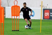 المنتخب الأولمبي يتدرب على ملعب السلط