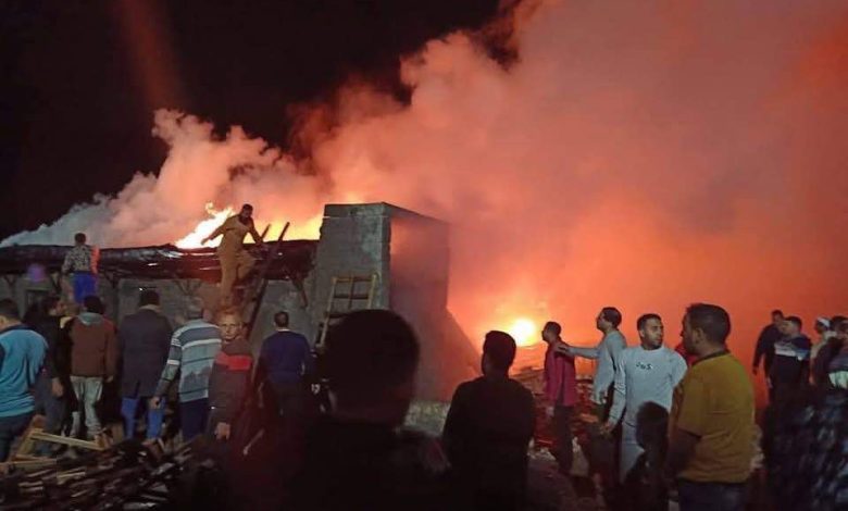 حريق المنوفية