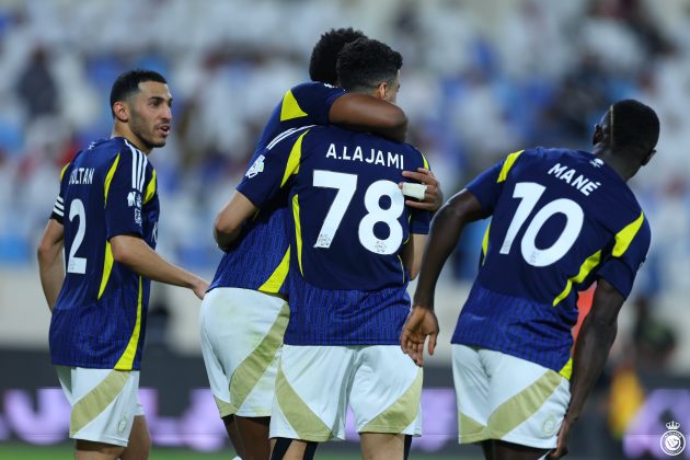 النصر يكتسح الأخدود بتسعة أهداف