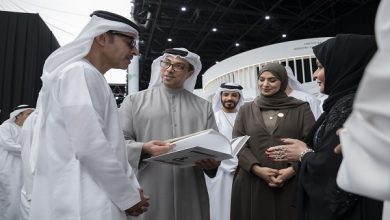 بالفيديو والصور.. منصور بن زايد وهزاع بن زايد يشهدان انطلاق النسخة الأولى من المؤتمر والمعرض الزراعي الإماراتي