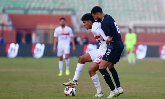 تعادل إيجابي في الشوط الأول بين الزمالك وبتروجيت