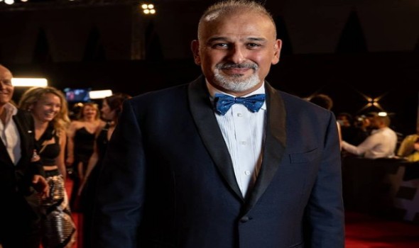 جمال سليمان يروج لمسلسل سيوف العرب