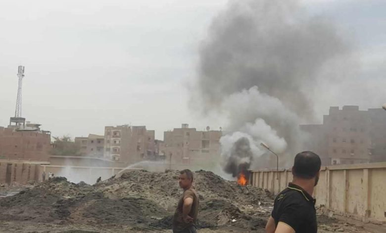 حريق محدود في نفايات مصنع الهدرجة بسوهاج دون خسائر والحماية المدنية تخمد النيران