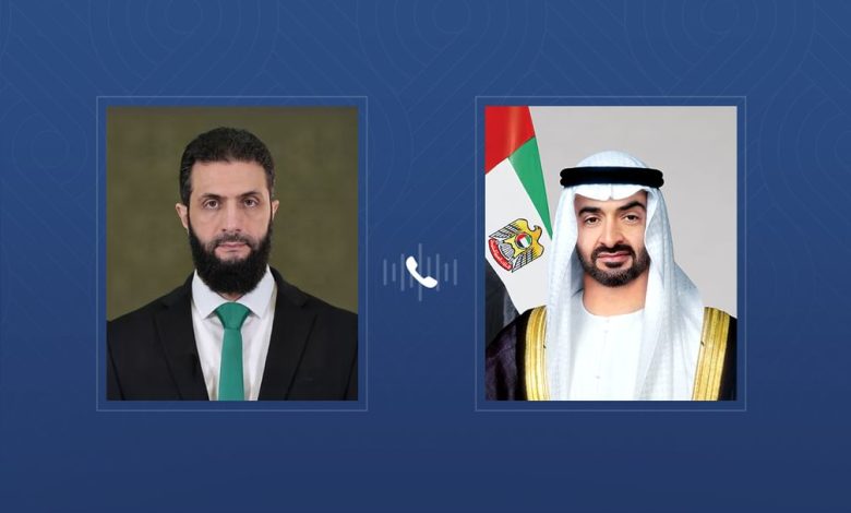رئيس الدولة يبحث مع نظيره السوري العلاقات الأخوية والقضايا الإقليمية