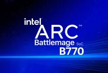 شائعات قوية تفيد بظهور كارت Intel Arc B770 في حدث Computex 2025