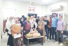 صحة دمياط : تدريب العاملين بوحدات الشيخ ضرغام والخياطة والركابية على الإنعاش الرئوي
