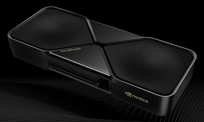 ظهور كارت من Nvidia بنفس نواة الـ RTX 5090 لكن سعره 10 آلاف دولار!