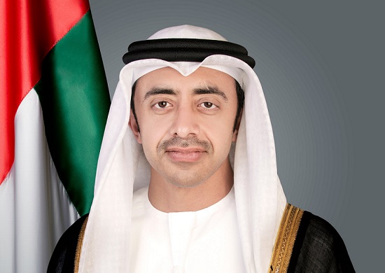 عبدالله بن زايد يبحث مع وزير خارجية أرمينيا تعزيز العلاقات الثنائية