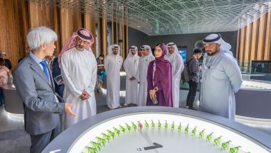 عمار بن حميد يزور جناح دولة الإمارات في إكسبو 2025 أوساكا