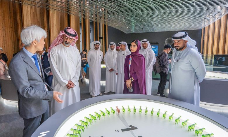 عمار بن حميد يزور جناح دولة الإمارات في إكسبو 2025 أوساكا