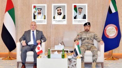قائد عام شرطة أبوظبي يلتقي المفوض العام للشرطة الملكية الكندية