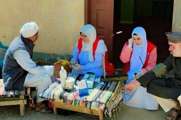 قافلة طبية بقرية كرم القواديس في الشيخ زويد بشمال سيناء