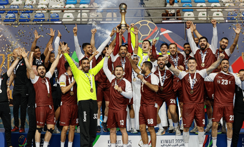 قطر تُتوج بكأس العرب لكرة اليد في الكويت