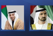 محمد بن راشد ومنصور بن زايد يهنئان رئيس وزراء الجمهورية اليمنية الجديد